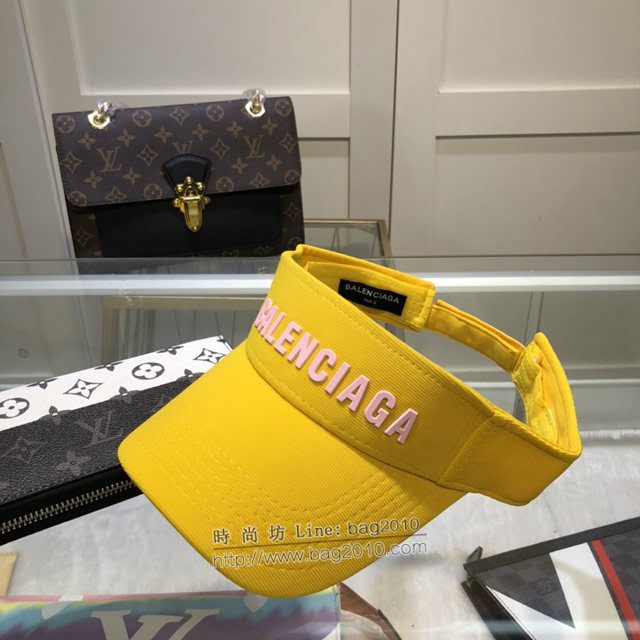 Balenciaga男女同款帽子 巴黎世家空頂遮陽帽  mm1075